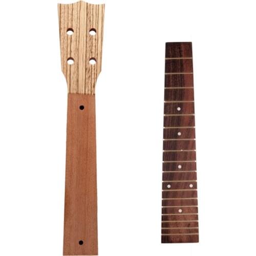 1 Set Wooden 23in Ukulele Fingerboard DIY Parts DIY Hawaii Guitar Parts