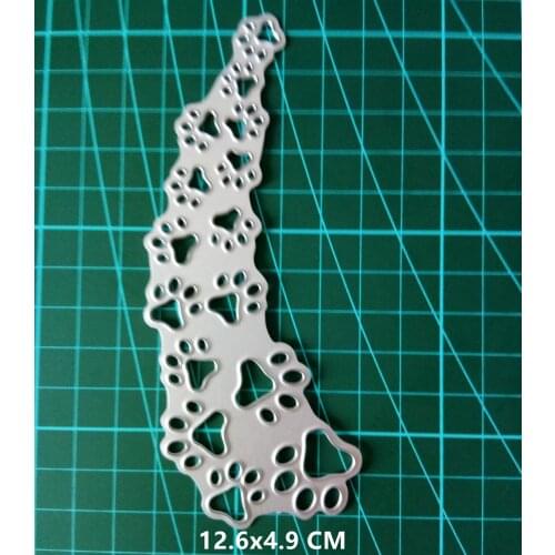 2021 Dog Feet Metal Cutting Dies DIY Scrapbooking Paper Photo Album Crafts Knife Mould Cards Embossing Mold Stencils for Decor