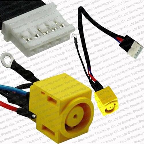 3 pieces/LOT 100% Tested New Laptop DC Power Jack socket Cable connector wire For IBM Lenovo SL400 SL400C SL500 SL500C 44C9986