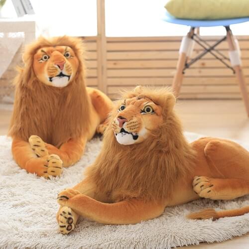 3D simulation plush toys stuffed animal doll lion toys huggable kids toy Christmas birthday gift for children home decor