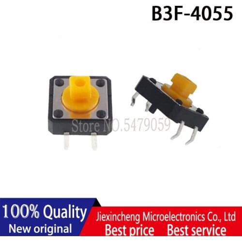 50PCS B3F-4055 12×12x7.3 Tact Switch