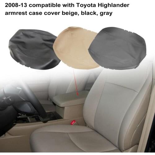 Faux Leather Useful Protective Center Console Armrest Cover Skin Pad Car Part Armrest Cover Skin Heat Resistant