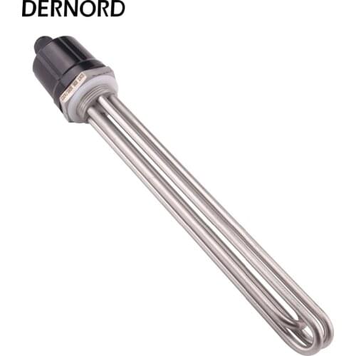 DN32 220v/380v 9kw 1 1/4"BSP Thread Heating Pipe Replacement Water Heater Resistance Electrical Heater Element