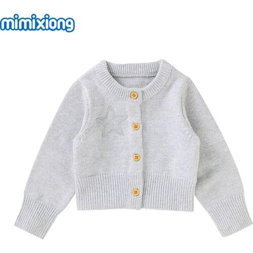 Baby Sweaters Clothes Winter Grey Casual Newborn Boy Girl Knitwear Cardigans Autumn Long Sleeve Infant Kids Knitted Jackets Wear