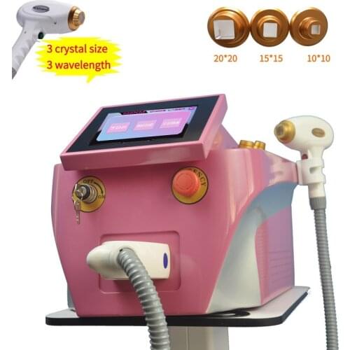 Best selling 2020 in usa Alexandrite Diode Laser 755 808 1064 Portable / 808 Diode Laser Hair Removal machine Home
