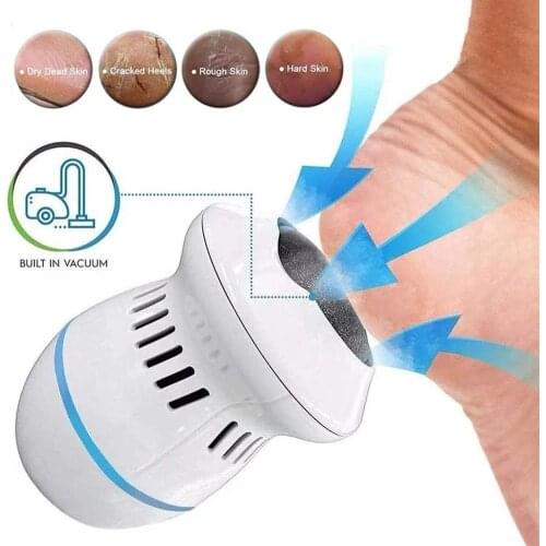 USB Charging Electric Foot File Foot Callus Remover Pedicure Tools with Built-in Vacuum for Dry Hard Dead Cracked Skin Care Tool