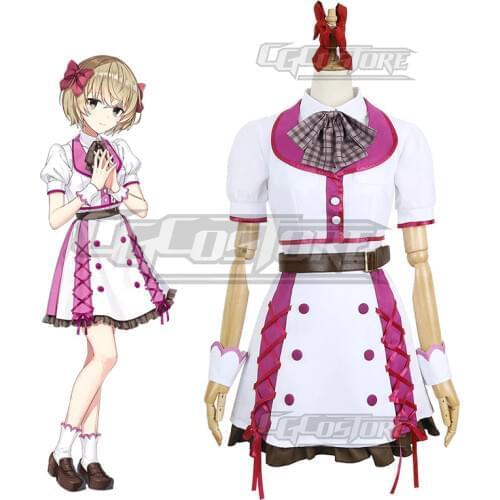 CUE! Moon Toomi Mei Cosplay Costume Anime Game Uniform Dresses Christmas Halloween Free Shipping CG953ZT