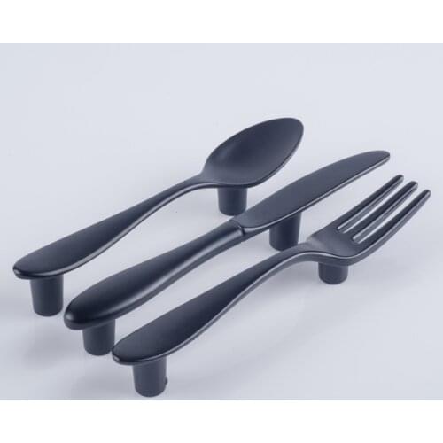 Creative Knife and Fork Furniture Handle \ Fine Drawer Cabinet Handle \ Kitchen Handle