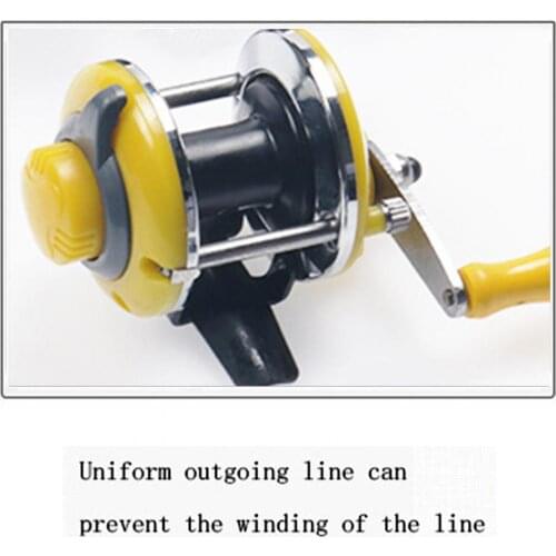 HOT Winter Mini Metal Trolling Ice Fishing Reel Spinning Wheel Fish Tackle Tool Fishing Reel Spinning Wheel Fish Tackle Tool