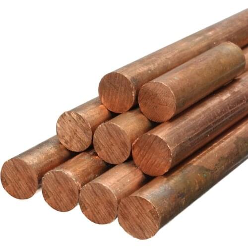 1pcs 99.9% pure copper copper metal rod, used for copper plating solution and metal processing, diameter 8mm, length 200mm