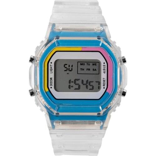 Fashion Men Women Watches Colorful Digital Sport Watch Lovers Gift Electronic Children Kids Wristwatch Female Relógio feminino