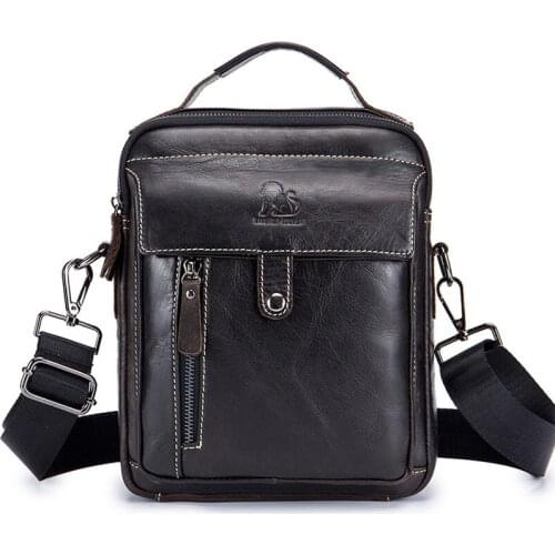 2020 Men Handbag Small Genuine Leather Shoulder Bag Crossbody Retro Hot Sale Messenger Bags For Male Business Handbag