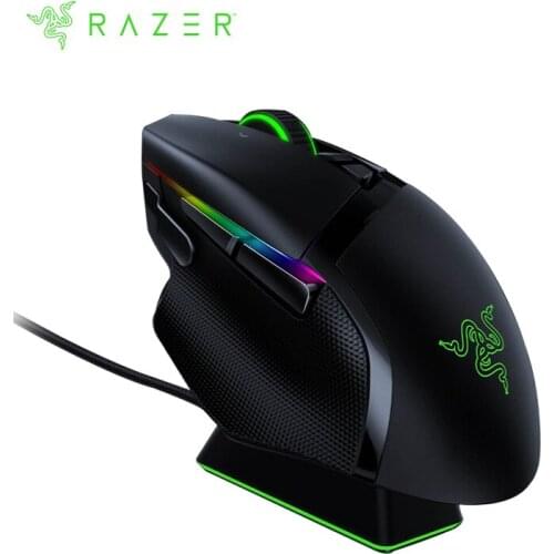 Razer Basilisk Ultimate Hyperspeed Wireless Gaming Mouse 20000DPI Mice FOCUS Optical Sensor Chroma Lighting Programmable Buttons