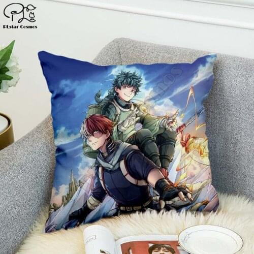 Anime My Hero 3d printed Academia Pillow Case Polyester Decorative Pillowcases Throw Pillow Cover style-4