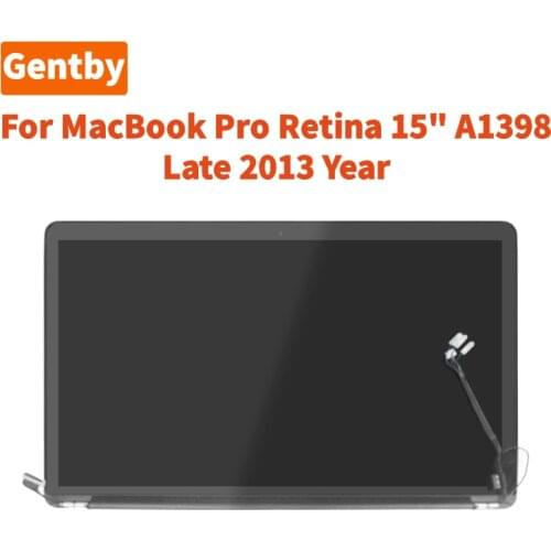 New A1398 For MacBook Pro Retina 15 Late 2013 Year A1398 Full LCD Display Screen Assembly Upper Half Replace EMC 2674 EMC 2745