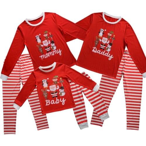 Adult Kids baby Sleepwear Nightwear Photgraphy Prop Party Clothing Christmas Christmas Family Matching Pajamas Set Xmas Fairy