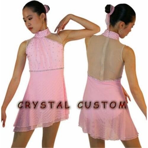 Custom Figure Skating Dresses Crystal New Brand Vogue Ice Skating Competition Dress DR3278