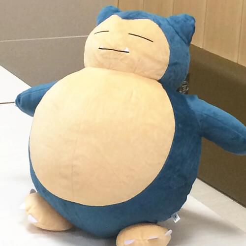 Pokemon Anime Games series new 45CM Snorlax plush toy Swire armor stuffed toys A birthday present for children