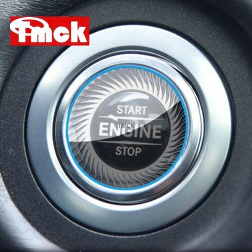For Mercedes Benz C E GLC Class W205 W213 X253 TPU Transparent Car Engine Start Stop Switch Push Button Membrane Protector Film