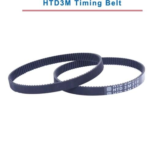 HTD3M Timing Belt with circular teeth 3M-315/318/321/324/327/330/333/336/339/342 teeth pitch 3mm belt width 10/15 mm