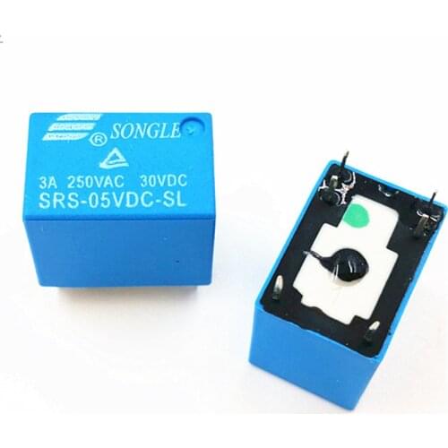 SRS-05VDC-SL SRS-12VDC-SL SRS-24VDC-SL SRS-05VDC-SH 4100 Blue 6PIN Power Relays