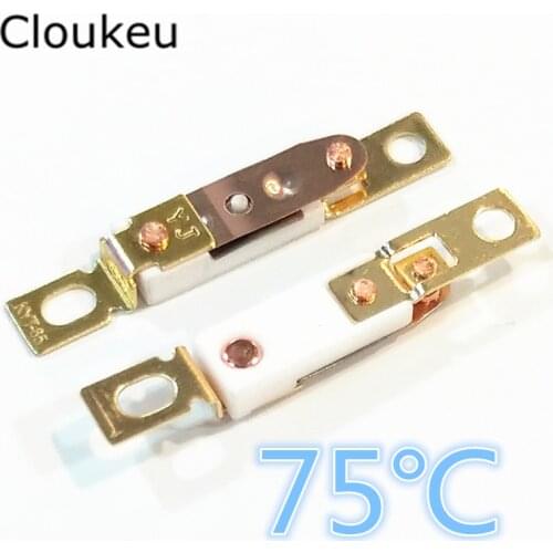 ST-12 75C Normally closed Hair dryer Temperature Switch Thermal control Thermostat 75 Centigrade