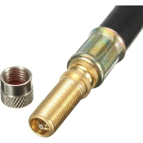 140mm Auto Car Van Bus Twin Wheel Tire Flexible Rubber Valve Stem Extension Extender Adaptor