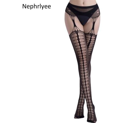 2021 withtout panties Tights Pantyhose Japanese Black Retro hollow out Fishnet Lace Trousers Little Bottoming Stockings Women