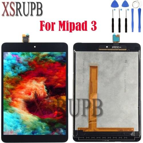 7.85" For Xiaomi Mi Pad 3 Mipad 3 LCD Display Matrix Touch Screen Digitizer Assembly Tablet PC Replacement MIUI 2048*1536