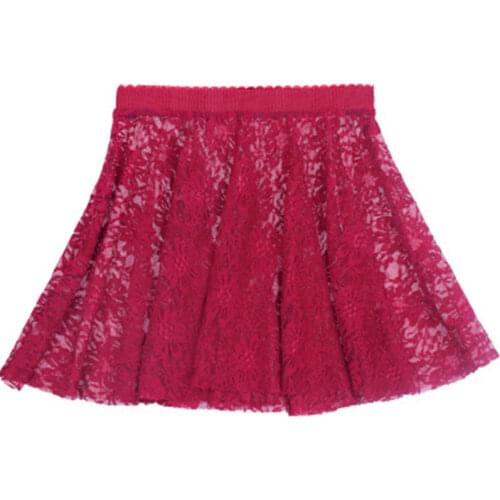 Ballet Dance Skirt Child Girls Tulle Floral Lace Practice Leotard Tutu Costume Kids 5 Color Elastic Dancing Dress