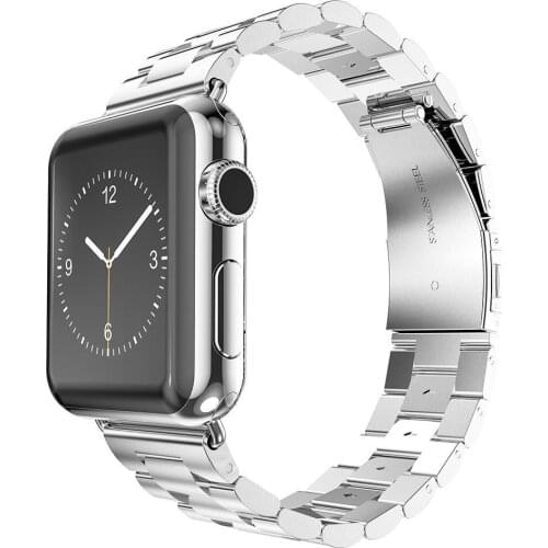42mm 38mm Metal Stainless Steel Band For Apple Watch Band 40mm 44mm Bracelet Strap Watch Bands for iWatch Series SE 6 5 4 3 2 1