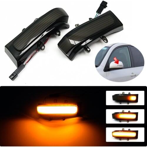 Dynamic Turn Signal Light LED Side Mirror Sequential Lamp Blinker For Toyota Alphard AH20 Sienna XL30 Highlander XU40 RAV4