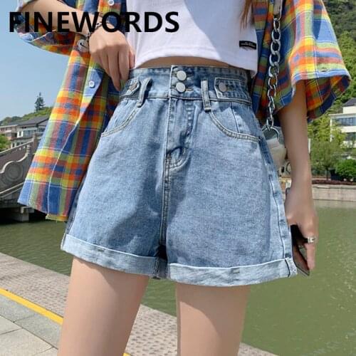 Женские завышенные шорты FINEWORDS China At AliExpress