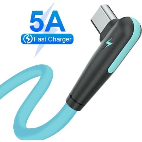 USB C Cable 5A Fast Charging For Samsung S20 Plus S20+ Xiaomi Redmi Note 9 8 Pro Huawei P40 Mate 30 Pro Cabo Tipo C Cord Wires