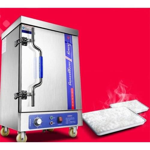 Commercial Electric Steaming rice cabinet steaming rice 6 trays steaming boiler automatic steaming rice machine electric steamer