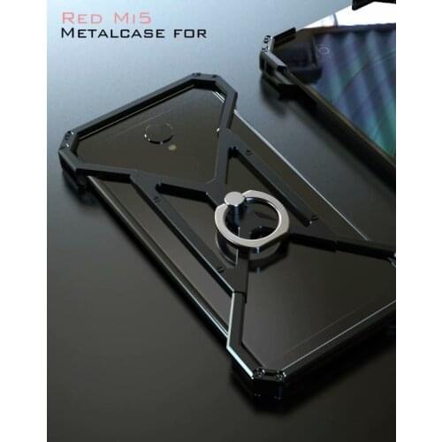 Metal Aluminum Dirt Shockproof Case For Xiaomi Redmi 6 5.45 Inch Heavy Rugged Cover Metal Frame Bumper Back Cover For Redmi 5