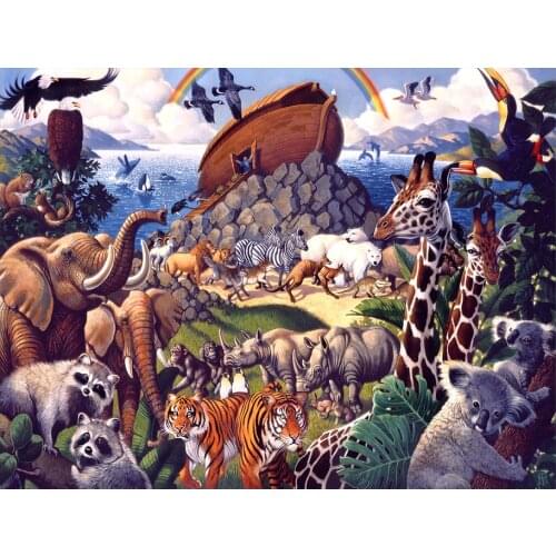 Landscape Waterfall DIY 11CT Cross Stitch Embroidery Kits Needlework Craft Set Cotton Thread Printed Canvas Home Design