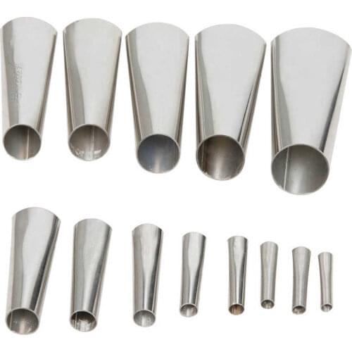 20pcs Caulk Nozzle Stainless Steel Caulking Finisher Rustproof Assorted Sizes Caulk Nozzle Set for Kitchen Bathroom Window