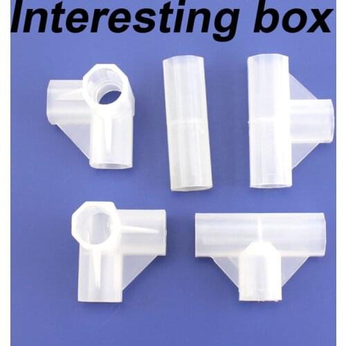 16mm plastic multi-pass thickened plastic two-way three-way four-way plastic interface card sleeve connector