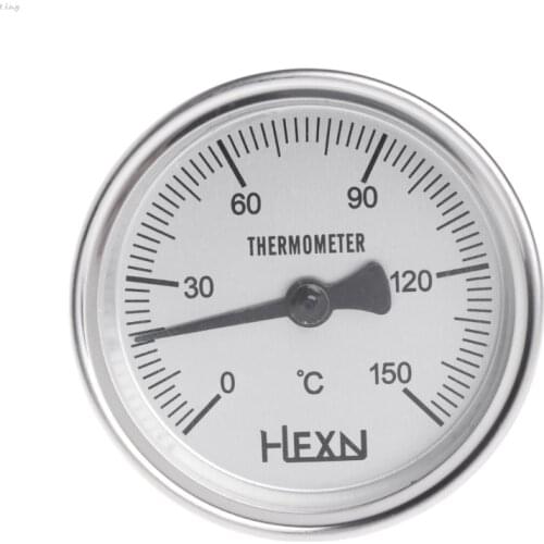 1/4 PT Thread Stainless Steel Thermometer Moonshine Kitchen Food Cooking Gauge l29k