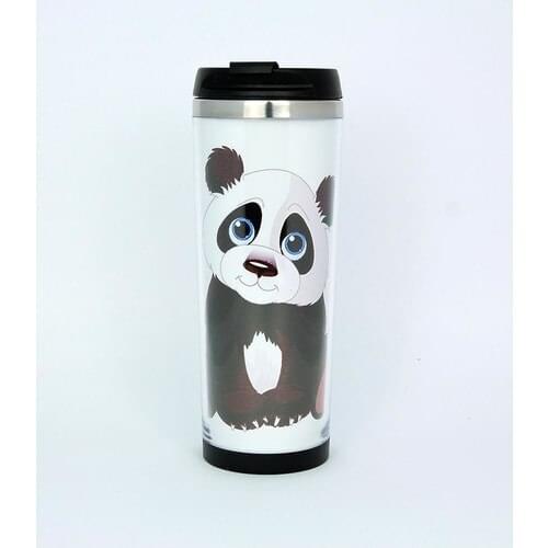 Catharsis Panda Printed Thermos Cup 2