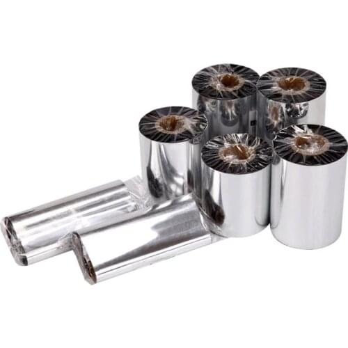 Thermal Transfer Ribbon, Resin ink film, Width 30mm ~ 110mm x 300m, 1 Roll For PET Barcode label Printer, 1" core