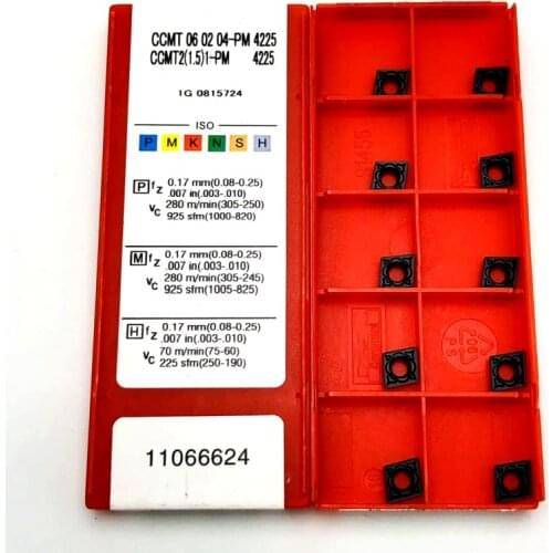 Ccmt060204 pm4225 High quality internal turning tool CNC lathe metal turning tool cutting tools ccmt 060204 Turning Inserts