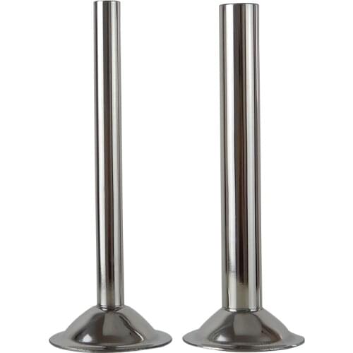 2 PCS Food Grade Sausage Stuffer Filling Tubes Funnels Base Diameter 5.79cm Nozzles Parts Filler Tube 1.27/1.9cm