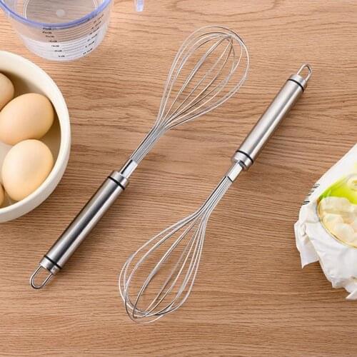 Stainless Steel Egg Whisk Manual Balloon Whisk Wire Whisk for Kitchen Butter Mixer Hand Whisk Mixer Egg Tools Cooking Gadge