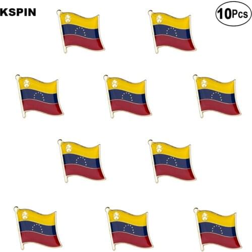 Venezuela Flag Lapel Pin Flag badge Brooch Pins Badges 10Pcs a Lot