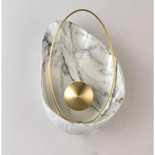 Nordice vintage glass wall sconces bedroom light mirror light bedside bedroom bedside aisle wall lamp