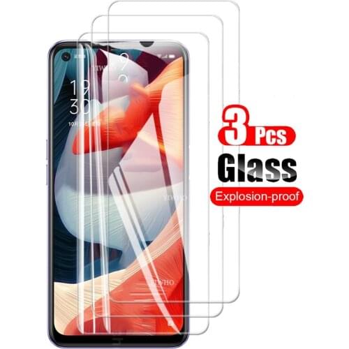 3PCS Protective Glass For oppo a53 5g Screen Protector Tempered Glass On For PECM30 PECT30 53a Camera lens Safety Front Film
