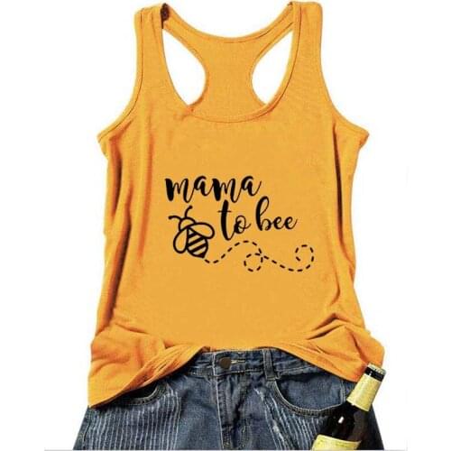 Vest Mama To Bee New Arrival Women Funny Casual Tank Tops Pregnancy Announcement Tops Baby Shower Outfit Mom to be gift