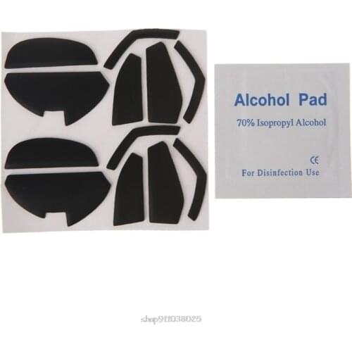 2Set 0.6mm Thickness Replacement Mouse Feet Mouse Skates for logitech G602 D04 20 Dropship